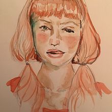 Mi Proyecto del curso: Cuaderno de retratos en acuarela. Fine Arts project by Nicolas Stockar Rodriguez - 07.09.2020