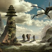 Mi Proyecto del curso: Matte Painting: creando mundos fotorrealistas. Un projet de Composition photographique, Dessin numérique et Illustration numérique de Edgar Gómez - 09.07.2020