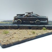 Diorama de Nombre "De un Padre a un Hijo - Una historia de Gaslands". Un proyecto de Art to y Pintura acrílica de Jose Bobadilla - 15.06.2020