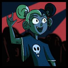 Sam the vampire (oc). Un proyecto de Dibujo, Dibujo digital, Ilustración tradicional, Ilustración digital e Ilustración infantil de Cris Domínguez Casarrubios - 02.07.2020
