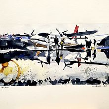To the East Arm. Watercolor Painting project by Michele Taylor - 07.08.2020