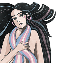 La salud de las mujeres trans. Traditional illustration, Digital Illustration & Infographics project by Olalla Ruiz - 06.25.2020