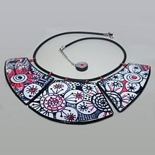 Collar de arcillas poliméricas.. Artesanato projeto de Monica Resta - 09.07.2020