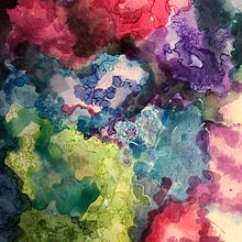 My project in Modern Watercolor Techniques course. Watercolor Painting project by Alexis McDowell - 07.09.2020