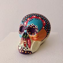 Mi Proyecto del curso: Calavera con inspiración folk. Een project van Craft y Keramiek van Carlos Mario Rodríguez - 09.07.2020