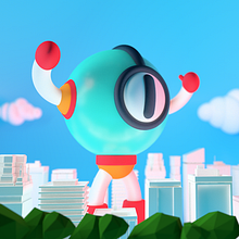 Mi Proyecto del curso: Introducción exprés al 3D: de cero a render con Cinema 4D. Een project van 3D-animatie, Grafisch ontwerp y Motion Graphics van Emanuel Nacianceno - 10.07.2020