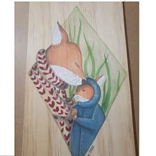 Mi Proyecto del curso: Acuarela sobre madera. Watercolor Painting project by Yocelyn Bugueño Patiño - 07.10.2020