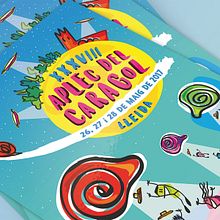 Cartel Aplec del caragol 2017 (ganador). Un projet de Dessin, Dessin numérique, Illustration numérique et Illustration vectorielle de Pol Puertas Gallart - 26.05.2017