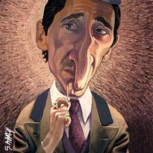 ADRIEN BRODY. Un proyecto de Dibujo de Retrato e Ilustración digital de GERMáN MARCH - 10.07.2020