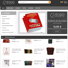 Todo Numismatica monedas. Un proyecto de Diseño Web y e-commerce de Bcnserveis Diseño Web - 16.06.2020