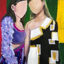OBRA I: Fashion sketch. Fine Arts, Acr, and lic Painting project by Laura Bañares González - 07.10.2020