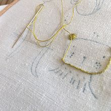 My project in Introduction to Raised Embroidery course. Embroider project by Malin Flynn - 05.28.2020