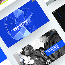 Espectro. Design gráfico, e UX / UI projeto de Amira Aoun - 10.07.2018