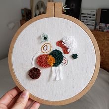 Mi Proyecto del curso: Introducción al bordado con aguja mágica. Embroider project by Carolina Bello - 07.10.2020