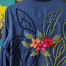 Muita cor e amor : Bordado criativo. Embroider project by Sonia Rombaldi - 07.11.2020