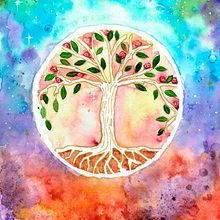 Mi Proyecto del curso: La conexión de la vida y el universo. Watercolor Painting project by Cecilia Rodríguez Barreiro - 07.18.2020