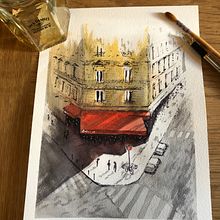 My project in Architectural Sketching with Watercolor and Ink course. Ilustração arquitetônica, e Pintura em aquarela projeto de patrickheisel - 11.09.2020