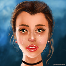 Mi Proyecto del curso: Retrato de personajes femeninos con Procreate. Traditional illustration project by Ed Wundram - 07.12.2020