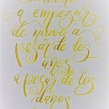 Mi Proyecto del curso: Principios de la caligrafía con brush pen. Un proyecto de Lettering de Valentina Quezada Agüero - 20.07.2020