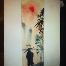 My project in Watercolor Illustration with Japanese Influence course. Watercolor Painting project by dermotmcgowan - 07.12.2020