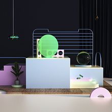 Mi Proyecto del curso: Composiciones abstractas con Cinema 4D. Un projet de 3D de Thomas Girometti - 12.07.2020