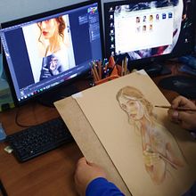 Retrato de rostro femenino. Un proyecto de Dibujo de alexandr Jofre Duran - 12.07.2020