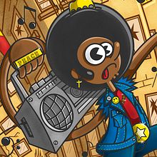 Bronx 70. Un proyecto de Dibujo digital, Ilustración tradicional e Ilustración vectorial de rodouyeha - 12.07.2020