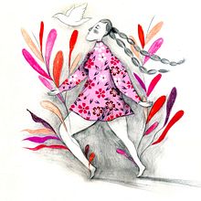 Mi Proyecto del curso: Experimentación gráfica para relatos ilustrados. Projekt z dziedziny  R, sunek, R, sunek ołówkiem, Trad, c, jna ilustracja,  R, sunek atramentem i Malowanie akwarelą użytkownika Vrigit Smith - 12.07.2020