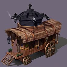 Gypsy Caravan. Un proyecto de Animación, Animación 2D, Cine, vídeo, televisión, Concept Art, Desarrollo de videojuegos, Dibujo digital, Diseño de automoción, Diseño de videojuegos, Ilustración tradicional, Ilustración digital, Modelado 3D, Publicidad y Videojuegos de Elias Kasma Piovani - 13.07.2020