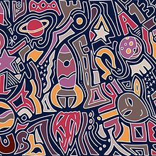 Space Doodle. Un proyecto de Ilustración digital de leonbodha - 13.07.2020
