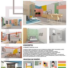 OM7 Casa - Estudio . Un progetto di Architettura d'interni di Karla Alonso - 13.07.2020