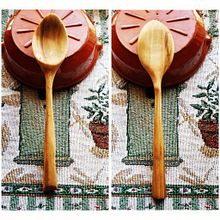 My First Spoon  . Projekt z dziedziny Obróbka drewna użytkownika Ivette - 14.07.2020