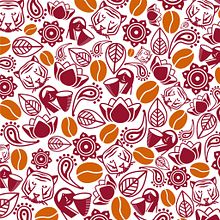 Patrones para café. Desenho digital, Design de produtos, e Pattern Design projeto de Sara Palomo Campesino - 14.07.2020