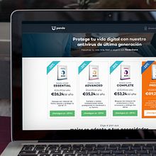 Panda Security: Landing Pages. Un progetto di Direzione artistica, Design, Graphic design, Web design, Marketing e Pubblicità di Álex G. Mingorance - 08.05.2019