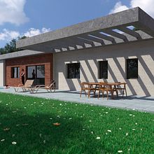 Renders casa unifamiliar. Un proyecto de Arquitectura, Decoración de interiores, Diseño 3D e Infografía de Ferran Aguilera Mas - 14.07.2020