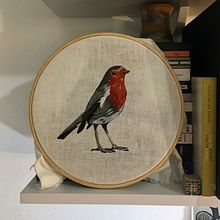 Meu projeto do curso: Pintar com linha: técnicas de ilustração têxtil. Embroider project by Isadora Zilio - 09.03.2020