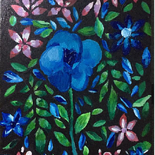 Mi Proyecto del curso: Introducción a la ilustración floral con acrílico. Un progetto di Belle arti di Ivania Asencio Plaza - 15.07.2020