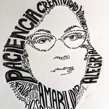 Mi Proyecto del curso: Retrato tipográfico dibujado a mano. Fine Arts project by Patricia Laos Salazar - 07.30.2020