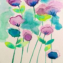 Mi Proyecto del curso: Técnicas modernas de acuarela. Watercolor Painting project by Red Rosemary - 07.15.2020