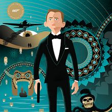 007 . Film, Comic, Pencil Drawing, Artistic Drawing, Digital Drawing, Character Design, Graphic Design, Traditional illustration, Digital Illustration, Vector Illustration, and Digital Painting project by Dan Gonzales - 07.15.2020