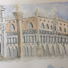 My project in Architectural Sketching with Watercolor and Ink course. Un progetto di Illustrazione architettonica di Gill Bellord - 21.07.2020