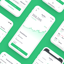 App de inversión. Un projet de Conception d'applications , et UX / UI de Samuel Hermoso (Elastic Heads) - 15.01.2019