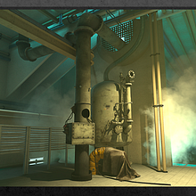 Sci-Fi Factory. Un projet de 3D de Pablo Gallego Sánchez - 15.07.2020