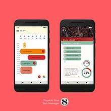 Diseño de una app: Task manager . Un projet de Design  , et UX / UI de Eduardo Salvatierra - 17.07.2020