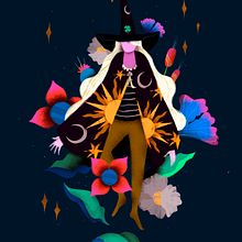 Mi proyecto de Ilustración flat con Photoshop . Traditional illustration project by Emiliana Abad - 07.18.2020
