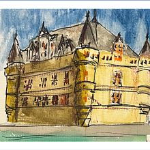 My project in Architectural Sketching with Watercolor and Ink course. Un progetto di Bozzetti, Disegno, Pittura ad acquerello, Illustrazione architettonica, Sketchbook e Illustrazione con inchiostro di Graham Bradley - 15.07.2020