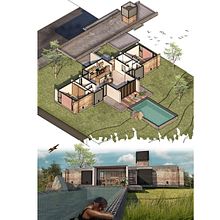 Mi Proyecto del curso: Ilustración digital de proyectos arquitectónicos. Un projet de 3D, Architecture, Architecture numérique , et Conception 3D de Abigail Morales - 16.07.2020