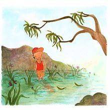My project in Watercolor Illustration with Japanese Influence course. Watercolor Painting project by nadinebrischke - 07.16.2020