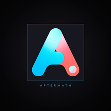 AFTERMATH LOGO. Art Direction project by Francisco Cacenaves - 07.16.2020