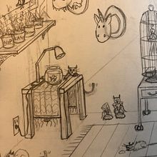 My project in The Art of Sketching: Transform Your Doodles into Art course. Traditional illustration project by Claire L. Fishback - 07.21.2020